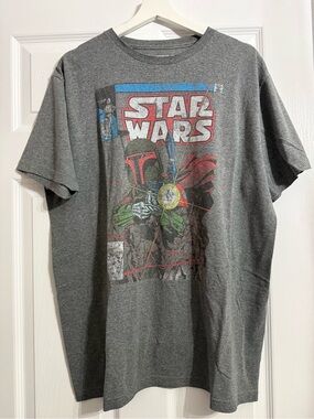 Star Wars Boba Fett Graphic Tee - Gray